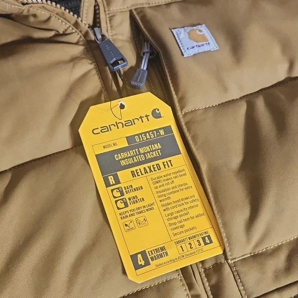 CARHARTT 🔥 Montana Insulated womens RAIN DEFENDER WIND FIGHTER RELAXED FTxsmall - Picture 5 of 12